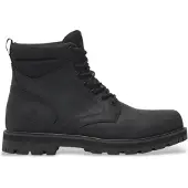 Timberland Timberlandtil mænd. TB0A69UHW021 Britton Road Mid støvler i sort skind (43), Læder, Fast, Blonder, Casual, Bæredygtig