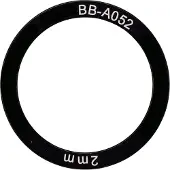 Elvedes Alloy Kranksæt Spacer 6 Enheder