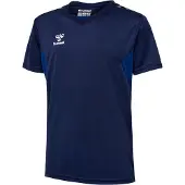 Hummel Funktionsskjorte 'Authentic' navy / ultramarinblå / sort / hvid