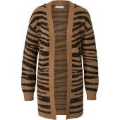 JDY Cardigan 'JDYLorraine' karamel / sort
