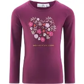Happy girls Bluser & t-shirts lilla / rødviolet / hvid