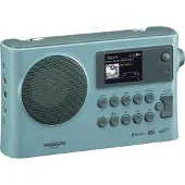 Sangean WFR-28BT, Internet, Digital, DAB+, FM, 87,5 - 108 MHz, 174 - 240 MHz, CT, PS, PTY, RT