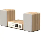 Pure Classic Stereo - Audiosystem - 100 Watt (Total) - bomulds hvid, eg