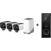 Eufy Cam S3 Pro, 3-kamera-sæt, sikkerhedskamera