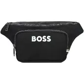 BOSS Bæltetaske i strukturmateriale med kontrastlogo