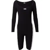 GCDS Jumpsuit sort / hvid