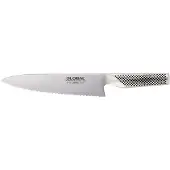 Global G-22R brødkniv 20 cm savtakket Rustfrit stål