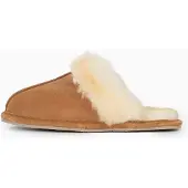 Minnetonka Hjemmesko creme / lysebrun