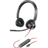 HP Poly Blackwire 3320 Stereo USB-C Headset +USB-C/A Adapter (8X219AA)