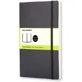 Moleskine Notesbog Classic Soft Linjeret, Large, sort