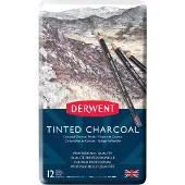 Derwent Metalkasse Farvet Kulblyant 12 Enheder