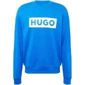 HUGO Herre Niero Sweatshirt Open Blue