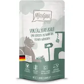 MjAMjAM Økonomipakke: 24 x 125 g Squeezies - Kalv & Kalkun