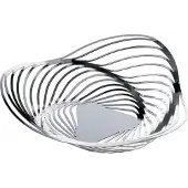 Alessi Trinity frugtkurv 26 cm Rustfrit stål