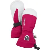 Hestra Army Leather Heli Ski, skiluffer, junior, pink