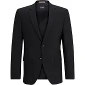 BOSS Slim fit jakke i uld med stræk