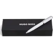 BOSS Kuglepen i blank, hvid lak med logoring