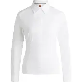 BOSS Skjorte med regular fit i en bomuldsblanding