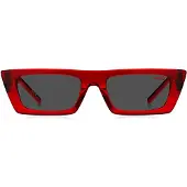 HUGO Solbriller i rødt acetat med 3D-monogram