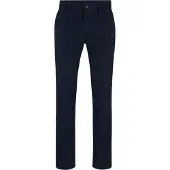 Hugo Boss Bukser med slim fit i overfarvet satin med stræk