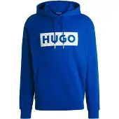 HUGO Nalves 10249110 Blue Hættetrøje