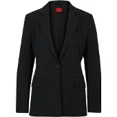 HUGO HUGOtil kvinder. 50516447 Blazer Atana sort (32), Casual, Party, Syntetisk, Klassisk