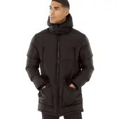 French Connection Herre Parka Lynlåsjakke Sort
