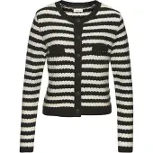 LASCANA Cardigan sort / hvid