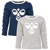 Hummel Shirts blå / stone / hvid