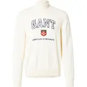 Gant Ganttil mænd. 8030224 Grafisk beige trøje (XXL), Casual, Bomuld