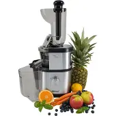 Steba E 400 - Saftpresser - 400 W - rustfrit stål/sort