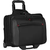 Wenger POTOMAC 2-Piece Business Set with Comp-U-Roller - Bæretaske til notebook - 17 - sort - med 15.4 Laptop Case