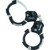 Master Lock Street Cuff Slot, Ringlås, Sort, Sølv, Stål, Nøgle, 360 mm, 7,6 mm