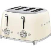 Smeg 50's Style brødrister 4x4 skiver Crème hvid