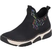 Rieker Støvletter azur / smaragd / sort / offwhite