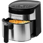 Emerio AF-129084 Varmluftsfrituregryde 4,5 l 1300 W Non-stick belægning, timerfunktion Sort (AF-129084)