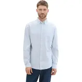Tom Tailor Skjorte lyseblå / hvid