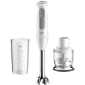 Braun MultiQuick 5 MQ 50201 M, Nedsænkning blender, Impulsfunktion, 1,2 m, 1000 W, Hvid