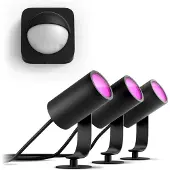 Philips Bundle: 3 Lily Spot + Outdoor Sensor