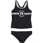 Kangaroos Bikini sort / hvid