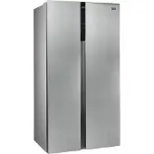 Beko GNO5322XPN, Fritstående, Amerikansk dør, Rustfrit stål, 532 L, SN-T, C