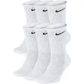 Nike Sokker Cushion 6-pak - Hvid/sort, størrelse XL: 46-50
