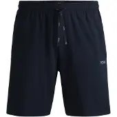 BOSS Shorts i bomuld med stræk og broderet logo