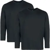 Urban Classics Basic T-shirt Med Lange ærmer 2 Enheder