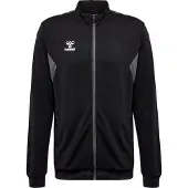 Hummel Sportssweatjakke 'Authentic' grå / sort / hvid