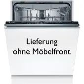 Bosch SMV2HVX02E - Opvaskemaskine - Sort, Rustfrit stål