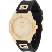GUESS Analogt ur 'Hype' guld / sort