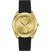 GUESS Analogt ur 'G Twist' guld / sort