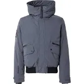 Superdry Superdrytil mænd. M5011908A City grå quiltet bomberjakke (XL), Casual, Genanvendt polister, Bæredygtig