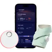 Owlet Išmani kūdikio kojinė „Dream Sock“, mėtų spalvos